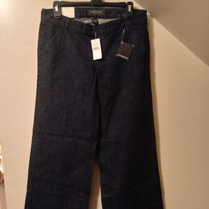 Banana Republic women's dark denim flare leg jeans